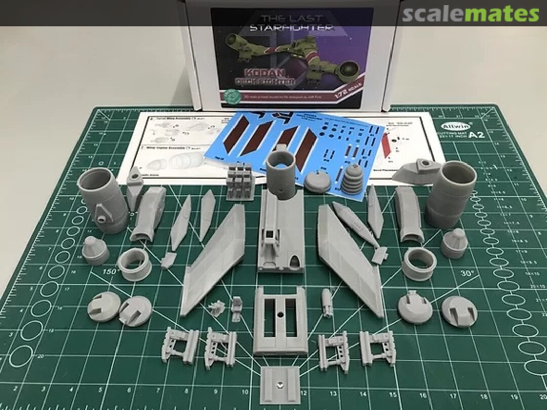 Contents Kodan Deck Fighter CSM-145 Cozmic Scale Models Contents Kodan Deck Fighter CSM-145 Cozmic Scale Models