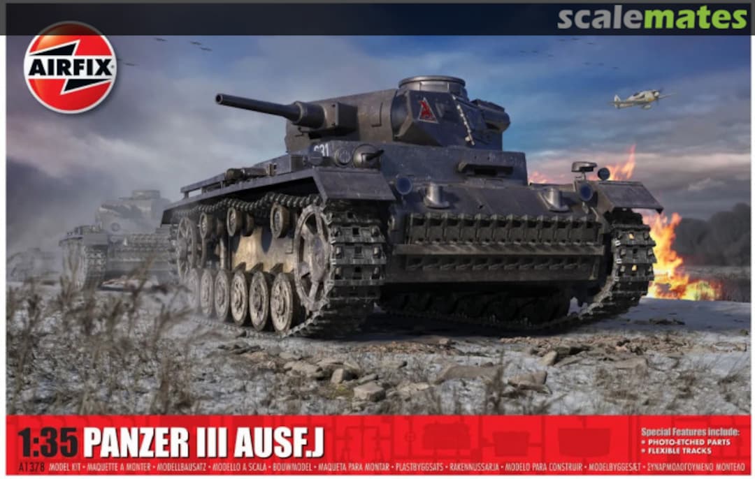 Boxart Pz.Kpfw. III Ausf. J A1378 Airfix