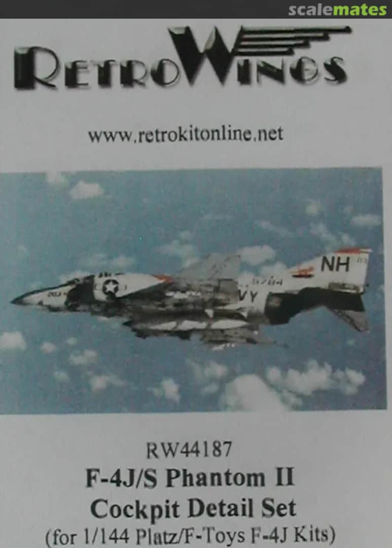 Boxart F-4J/S Phantom II Cockpit Detail set RW44187 RetroWings Boxart F-4J/S Phantom II Cockpit Detail set RW44187 RetroWings
