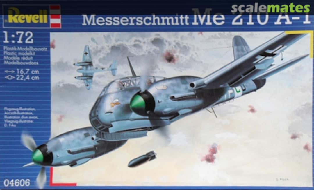 Boxart Messerschmitt Me 210 A-1 04606 Revell Boxart Messerschmitt Me 210 A-1 04606 Revell