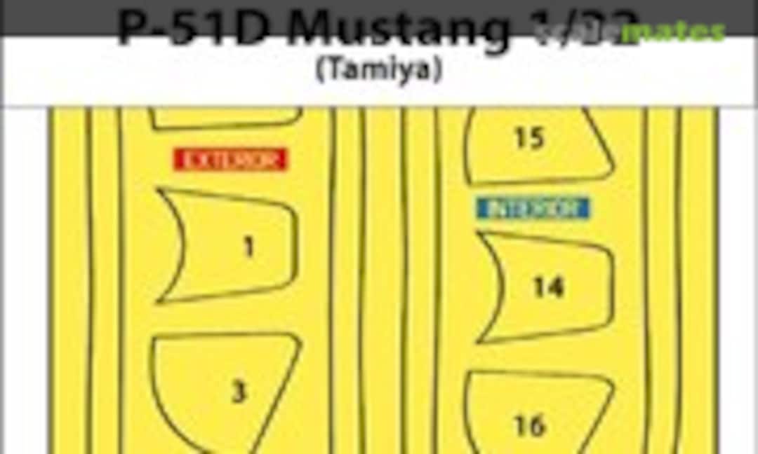 1:32 P-51D Mustang masks (ASK 200-M32070) 200-M32070