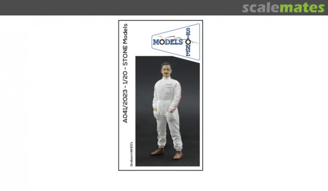 Boxart Driver Graham Hill - 60's A041/2023 Stone Models Boxart Driver Graham Hill - 60's A041/2023 Stone Models