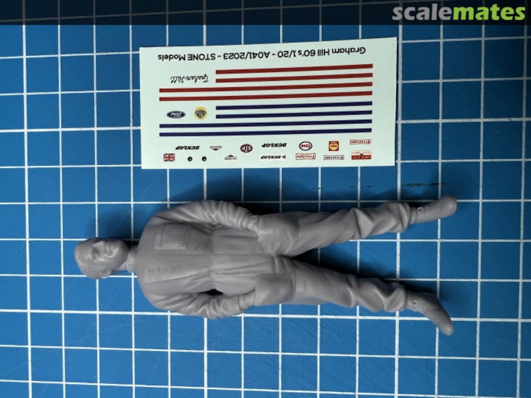 Contents Driver Graham Hill - 60's A041/2023 Stone Models Contents Driver Graham Hill - 60's A041/2023 Stone Models