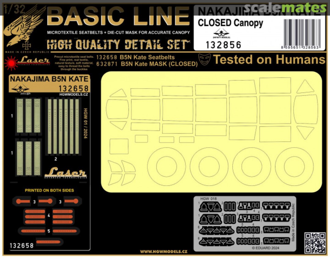 Boxart Nakajima B5N Kate 132856 HGW Models Boxart Nakajima B5N Kate 132856 HGW Models