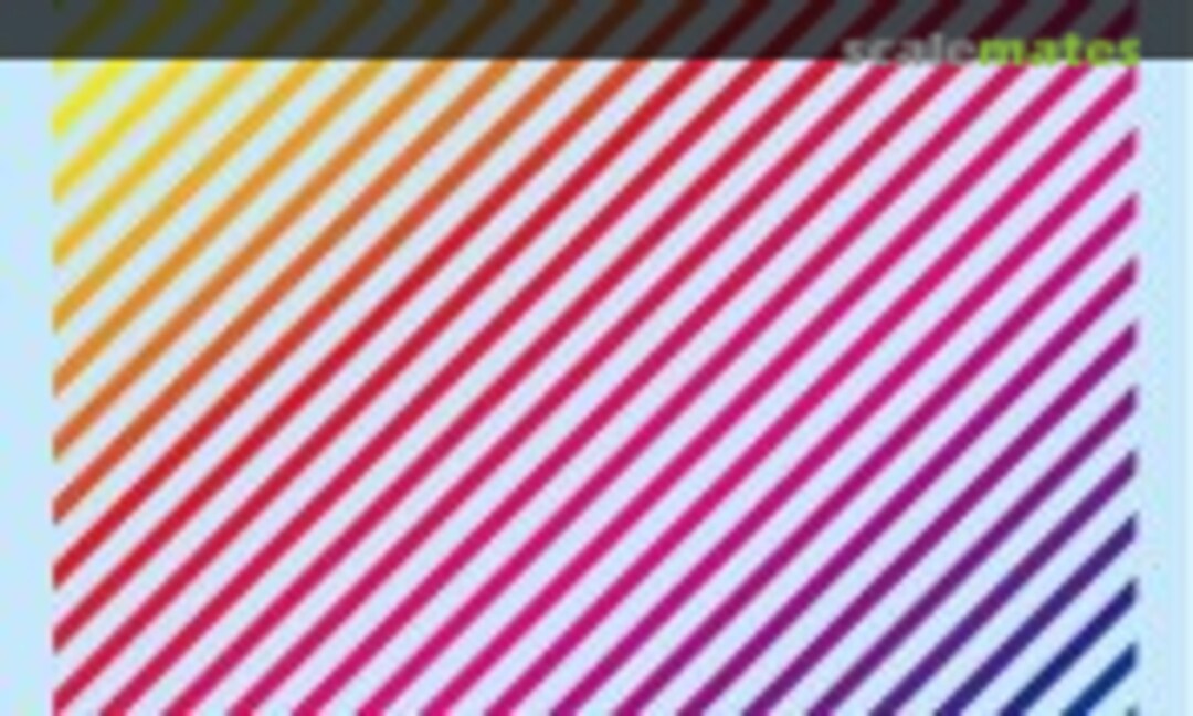 No CM Decal 12 Slant Line Foil Hologram Silver (HIQPARTS CMD12-HLS) CMD12-HLS