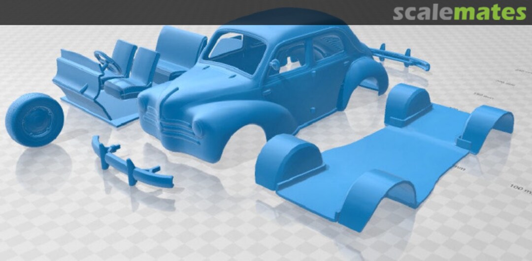 Boxart Renault 4CV 1955 Printable Car 540813 Aarnau72 Boxart Renault 4CV 1955 Printable Car 540813 Aarnau72