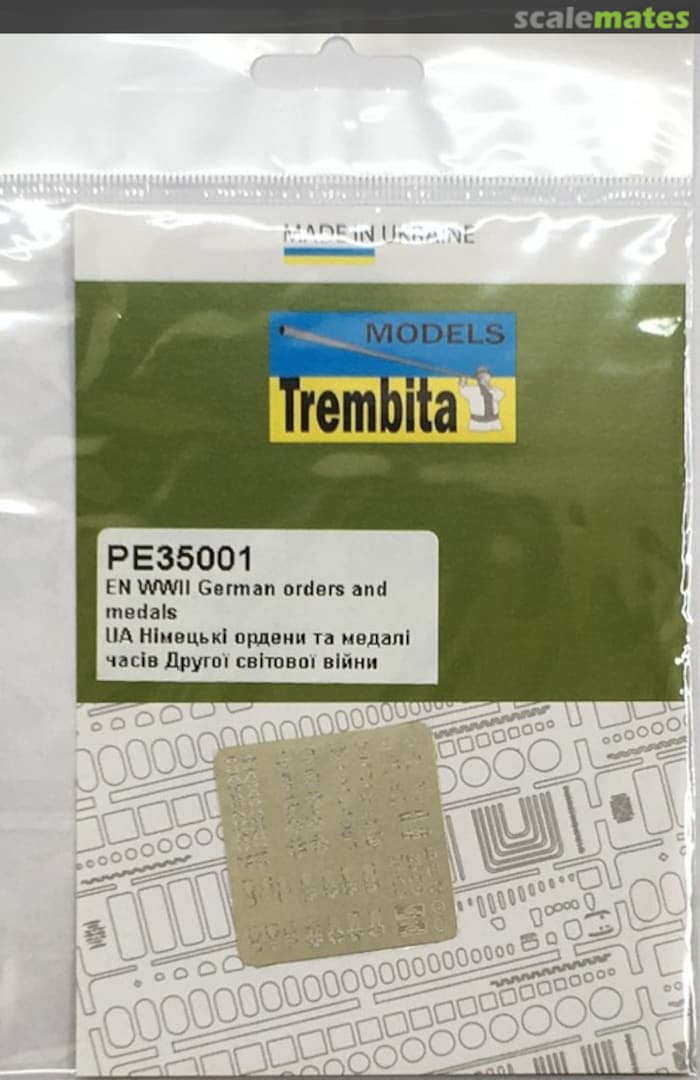 Boxart WWII German orders and medals PE35001 Trembita Models Boxart WWII German orders and medals PE35001 Trembita Models