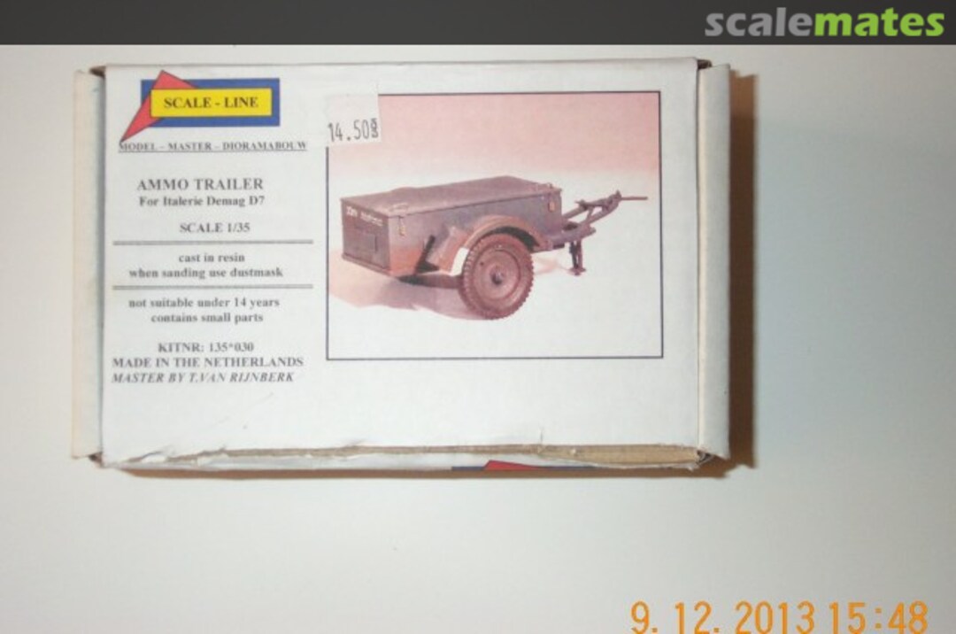 Boxart Ammo Trailer 135*030 Scale Line Boxart Ammo Trailer 135*030 Scale Line