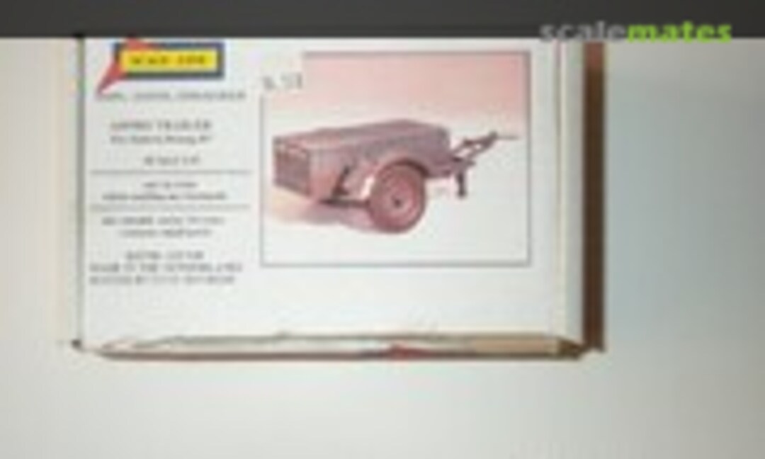 1:35 Ammo Trailer (Scale Line 135*030) 135*030