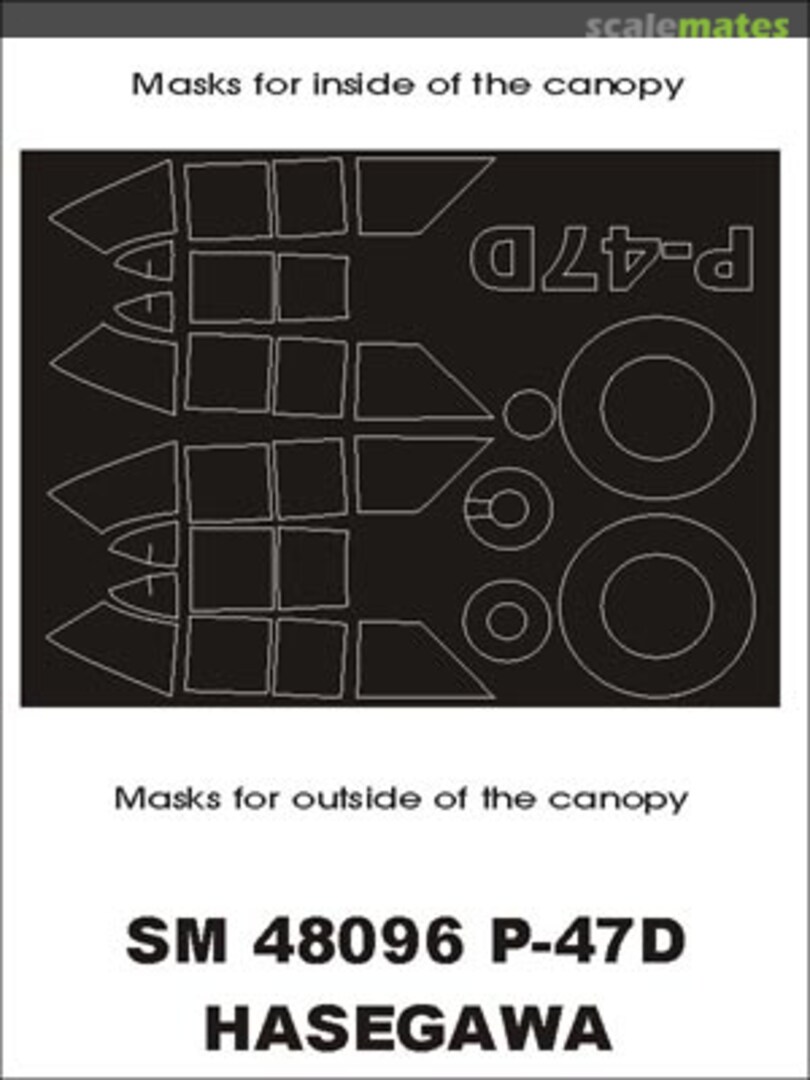 Boxart Republic P-47D Thunderbolt SM48096 Montex Boxart Republic P-47D Thunderbolt SM48096 Montex