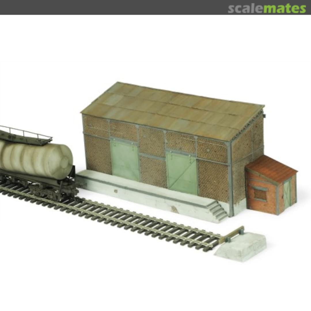 Boxart Railroad Warehouse with Quay 87-0005 Add On parts Boxart Railroad Warehouse with Quay 87-0005 Add On parts
