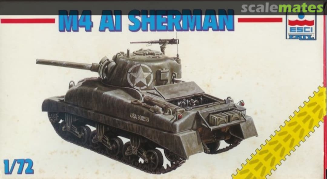 Boxart M4 A1 Sherman 8308 ESCI/ERTL Boxart M4 A1 Sherman 8308 ESCI/ERTL