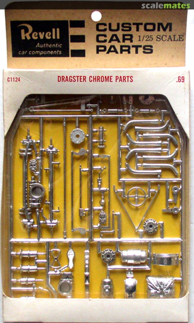 Boxart Dragster Chromed Parts C1124 Revell
