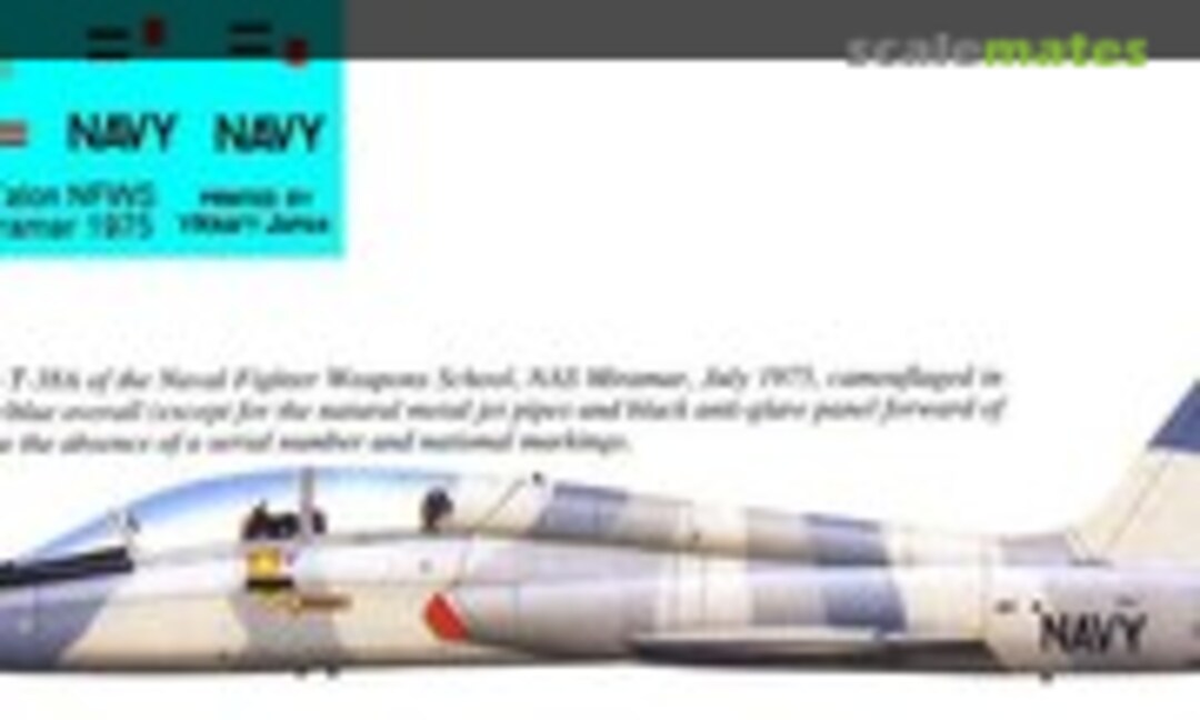 1:144 NorthROP T-38 TALON NAVY Fighter WEAPONS SCHOOL (AIRALEX )