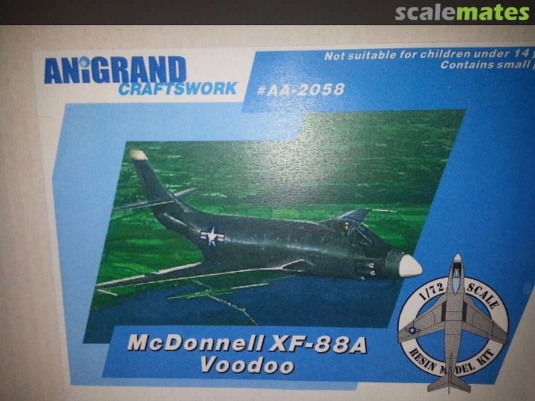 Boxart McDonnell XF-88A Voodoo AA-2058 Anigrand Craftswork Boxart McDonnell XF-88A Voodoo AA-2058 Anigrand Craftswork