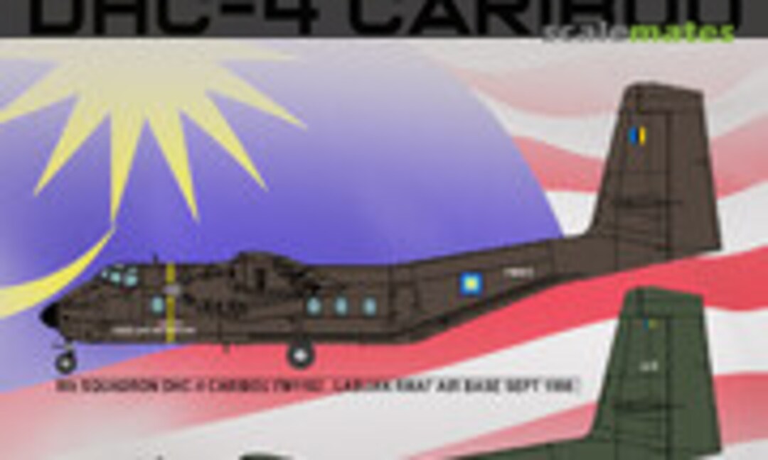 1:144 RMAF DHC-4 Caribou decals (Modelkits Official MWMD015) MWMD015