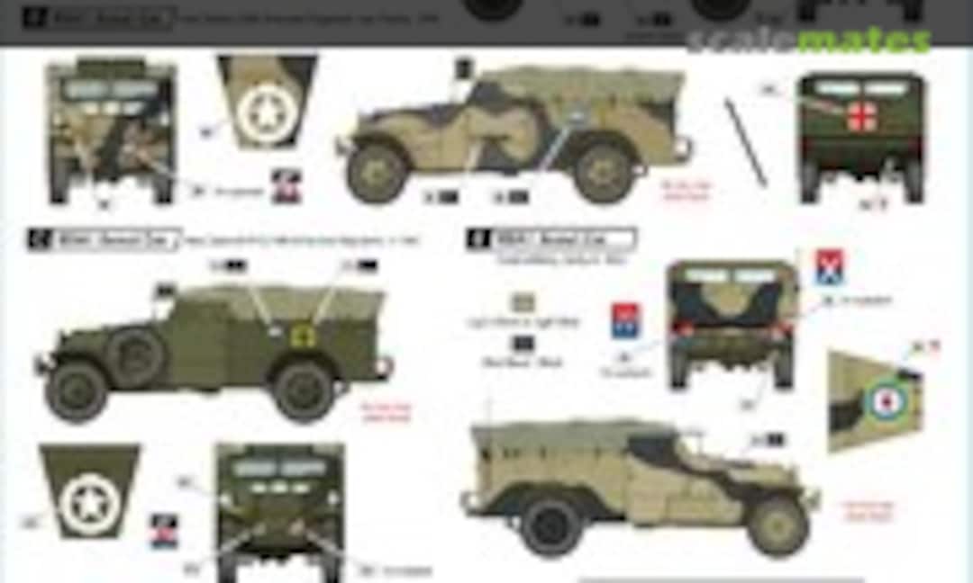 1:35 Allied M3A1 White Scout Car (Star Decals 35-C1203) 35-C1203