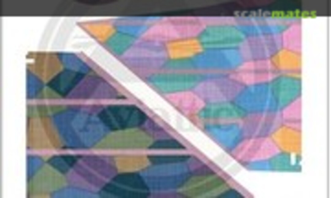 1:32 Fokker D.VII (Albatros built) 5 colour 'lozenge' tail with pink rib tapes (new tail sets) (Aviattic ATT32186) ATT32186