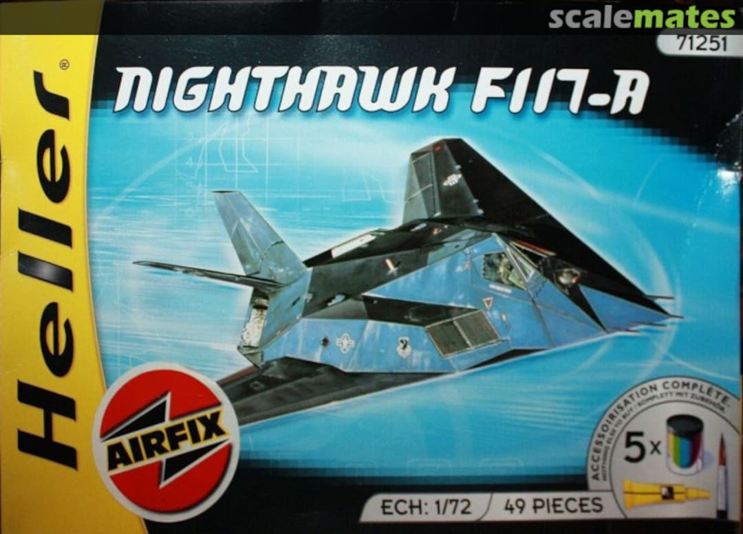 Boxart Nighthawk F-117A 71251 Heller Boxart Nighthawk F-117A 71251 Heller