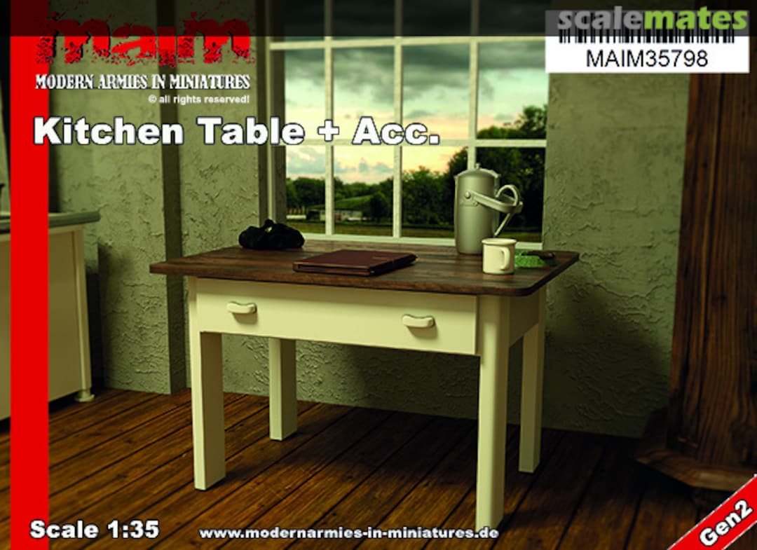 Boxart Kitchen Table + Acc. MAIM35798 MAiM Boxart Kitchen Table + Acc. MAIM35798 MAiM