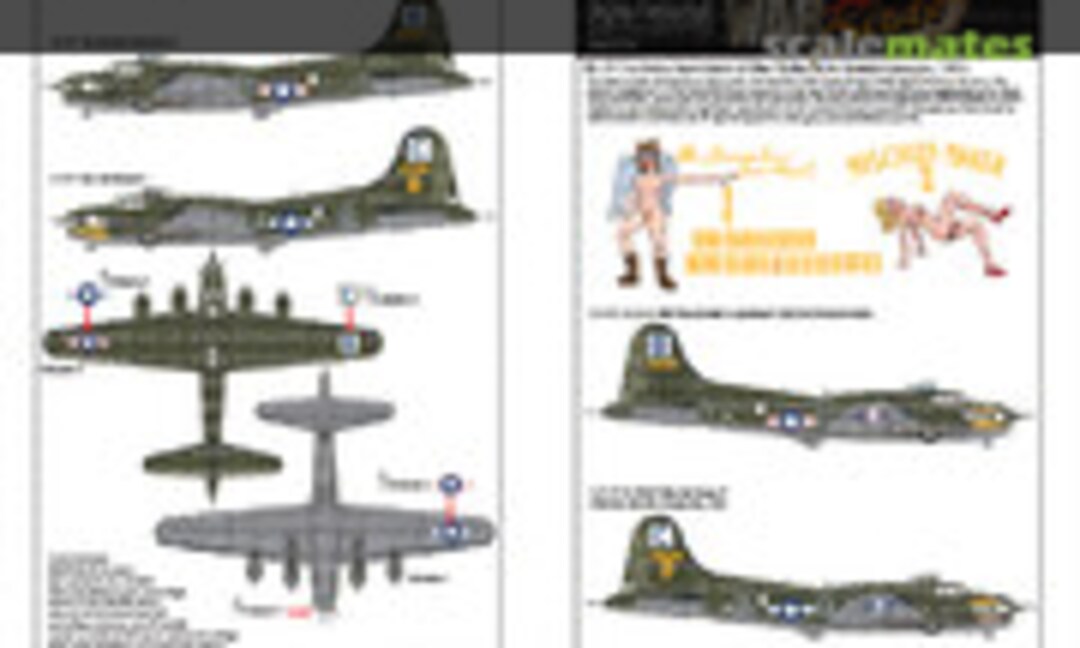 1:72 Boeing B-17F Fortress bombers of the 95th/96th Bomb Groups, 1943 (Kits-World KW172236) KW172236