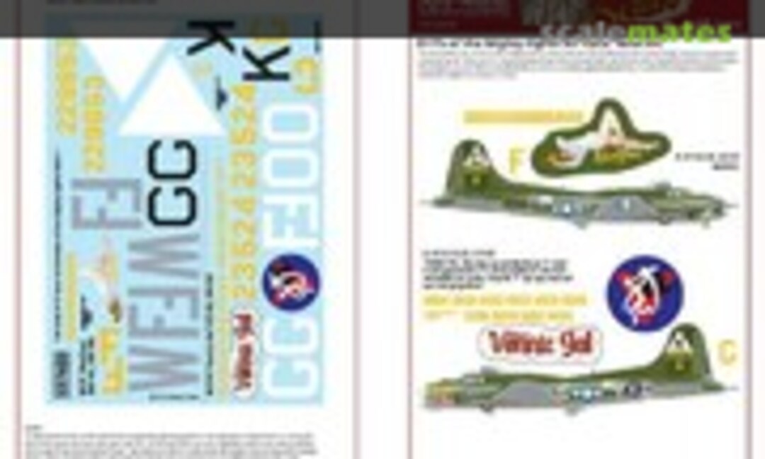 1:48 B-17F Flying Fortress (Kits-World KW148009) KW148009
