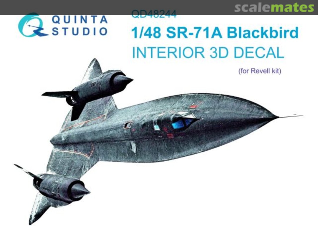 Boxart SR-71A Blackbird interior 3D decal QD48244 Quinta Studio Boxart SR-71A Blackbird interior 3D decal QD48244 Quinta Studio