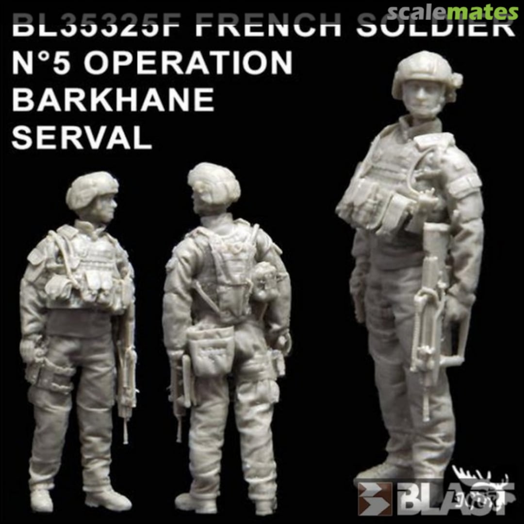 Boxart FRENCH SOLDIER N°5 OPERATION BARKHANE / SERVAL BL35325F Blast Models Boxart FRENCH SOLDIER N°5 OPERATION BARKHANE / SERVAL BL35325F Blast Models