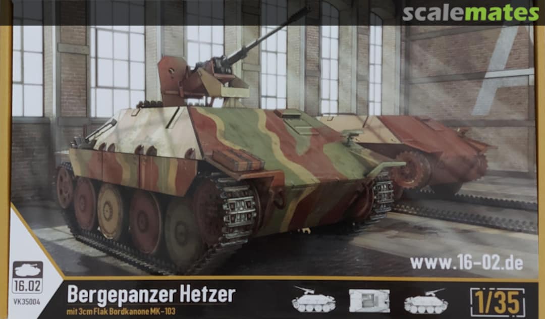 Boxart Bergepanzer Hetzer VK35004 16.02 Boxart Bergepanzer Hetzer VK35004 16.02
