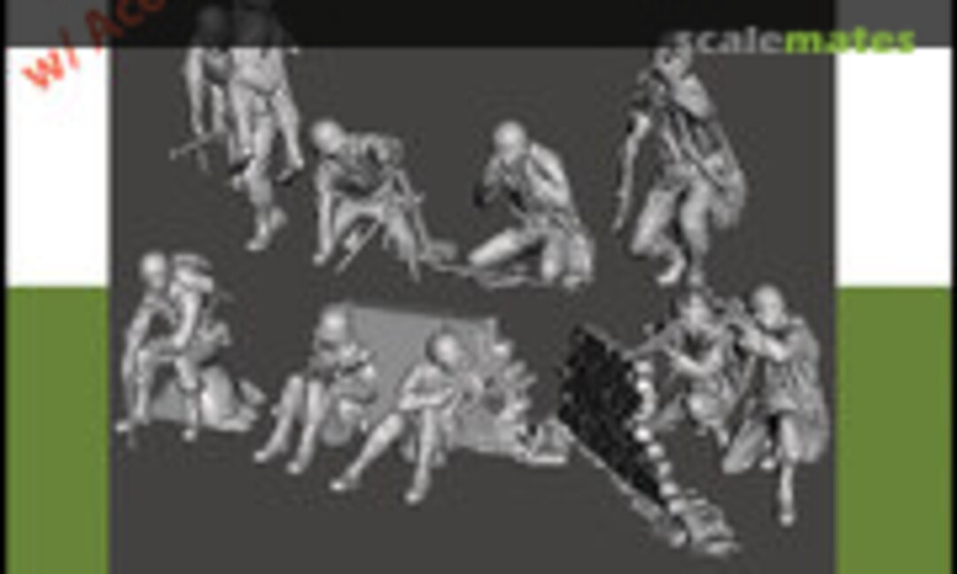 1:72 WWII US Soldiers Attacking (Mironious Models MM72050) MM72050