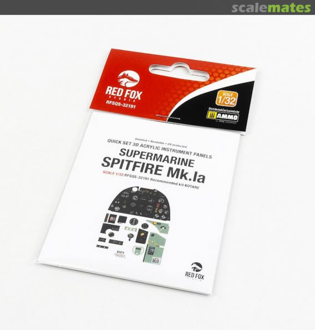 Boxart Supermarine Spitfire Mk.Ia RFSQS-32191 Red Fox Studio Boxart Supermarine Spitfire Mk.Ia RFSQS-32191 Red Fox Studio