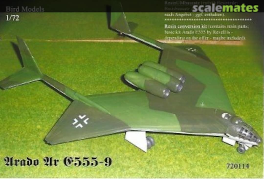 Boxart Arado Ar E555-9 720114 Bird Models Boxart Arado Ar E555-9 720114 Bird Models