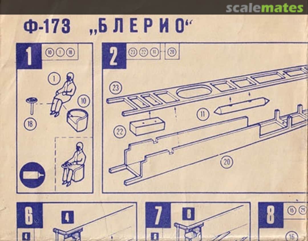 Boxart "Bleriot" F-173 DFI Donetsk Toys Factory Boxart "Bleriot" F-173 DFI Donetsk Toys Factory