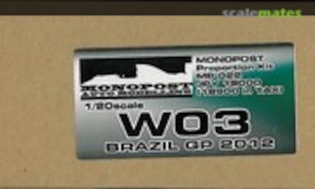 1:20 Mercedes W03 (Monopost MP022) MP022