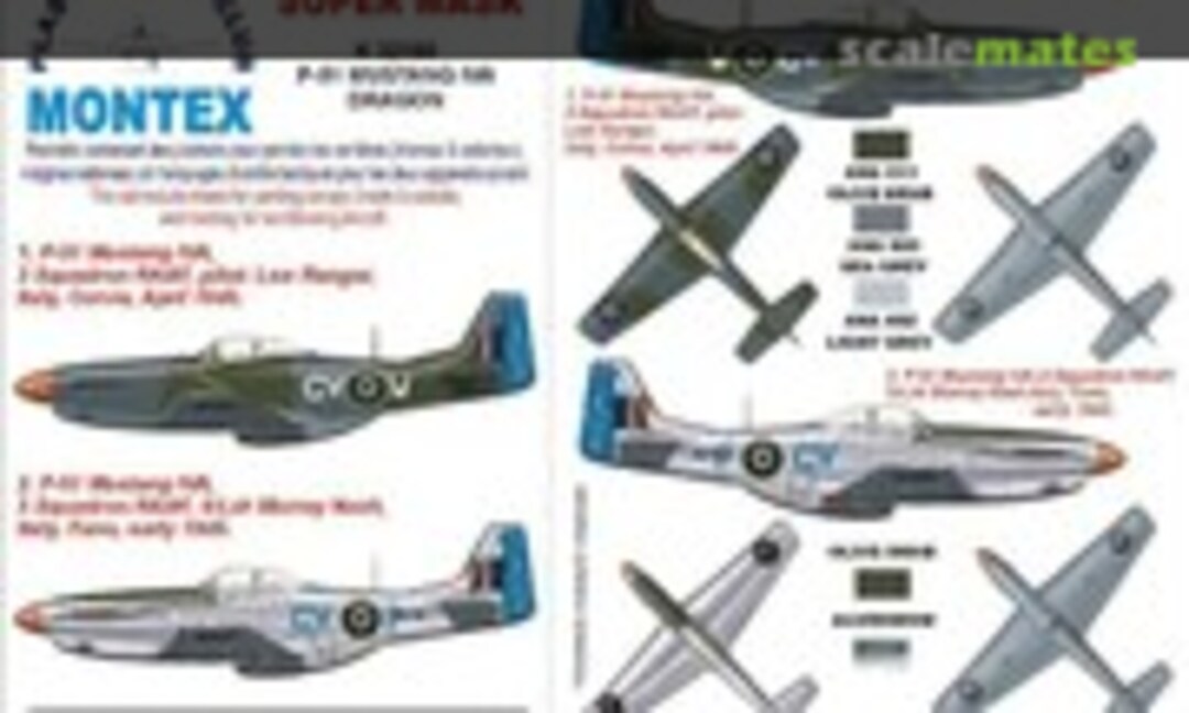 1:32 P-51 Mustang IVA (Montex K32160) K32160