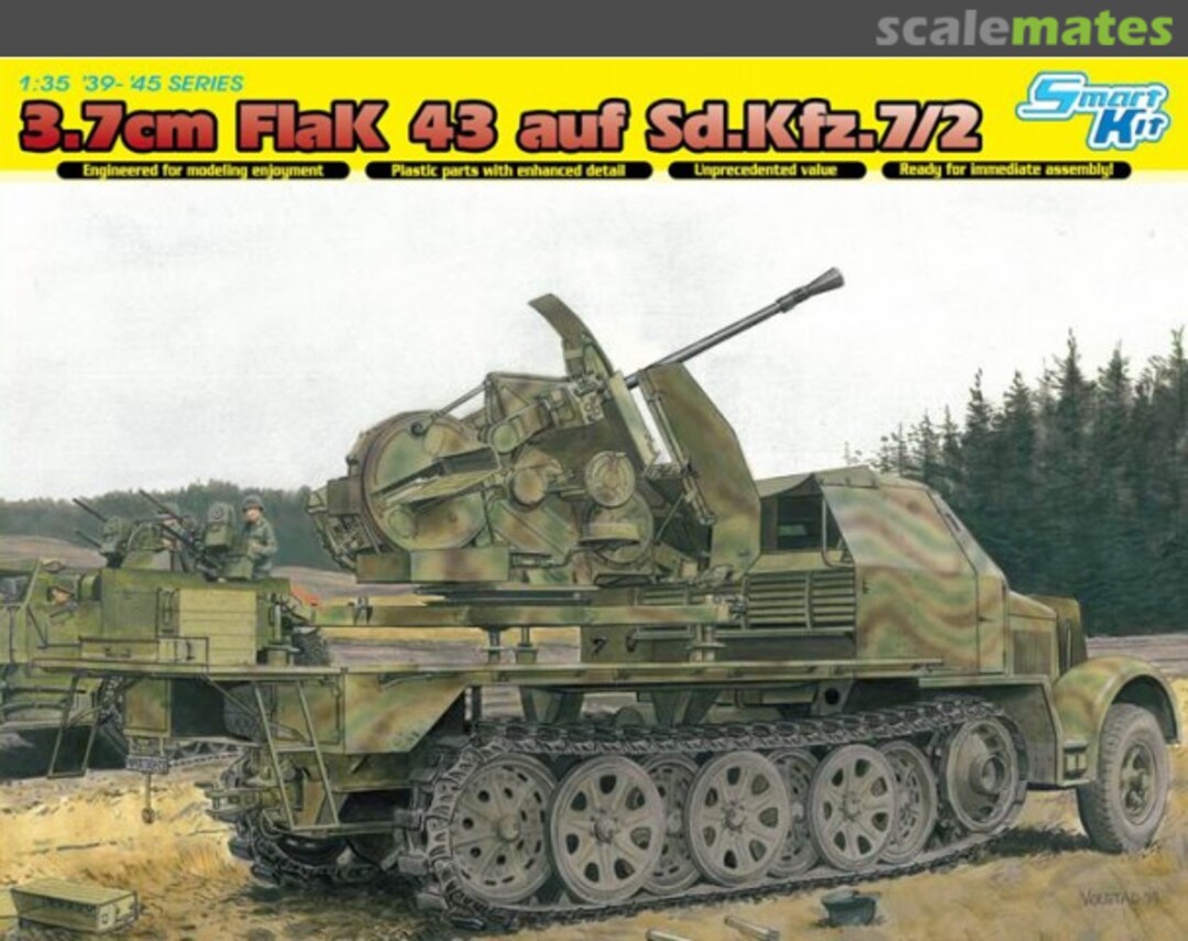 Boxart 3.7cm FlaK 43 auf Sd.Kfz.7/2 6553 Dragon Boxart 3.7cm FlaK 43 auf Sd.Kfz.7/2 6553 Dragon