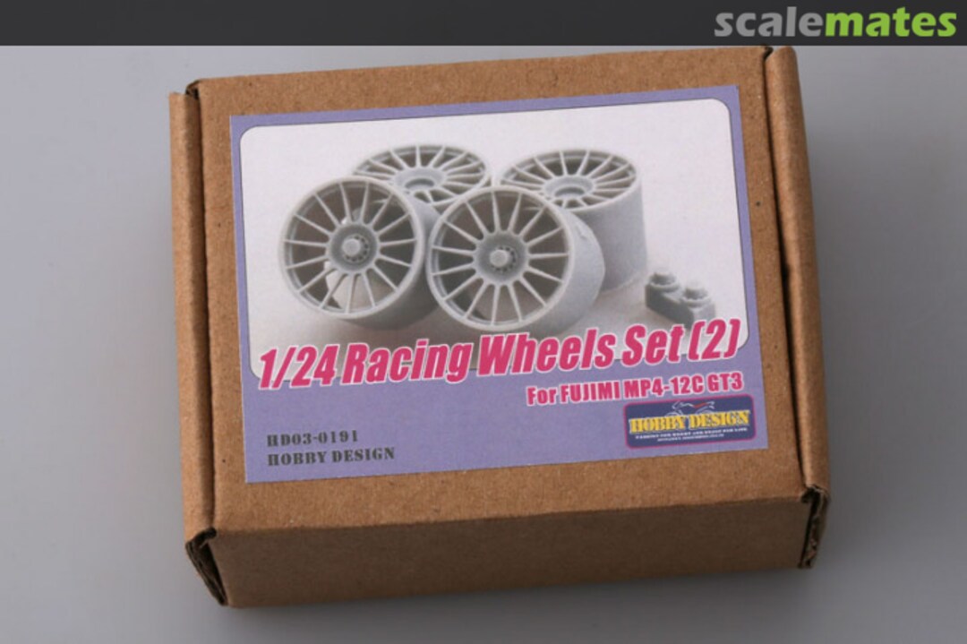 Boxart Racing Wheels Set #2 for MP4-12C GT3 HD03-0191 Hobby Design