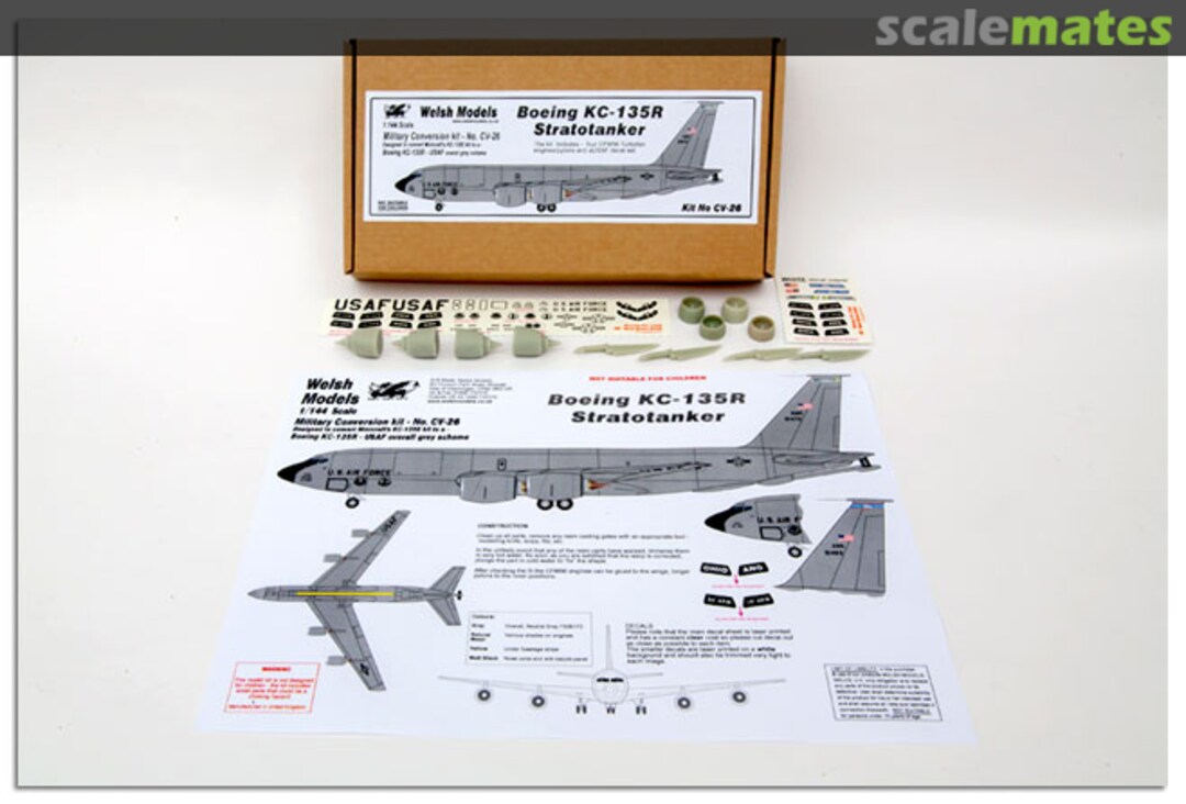 Boxart Boeing KC-135R Stratotanker (CFM-56) conversion CV-26 Welsh Models