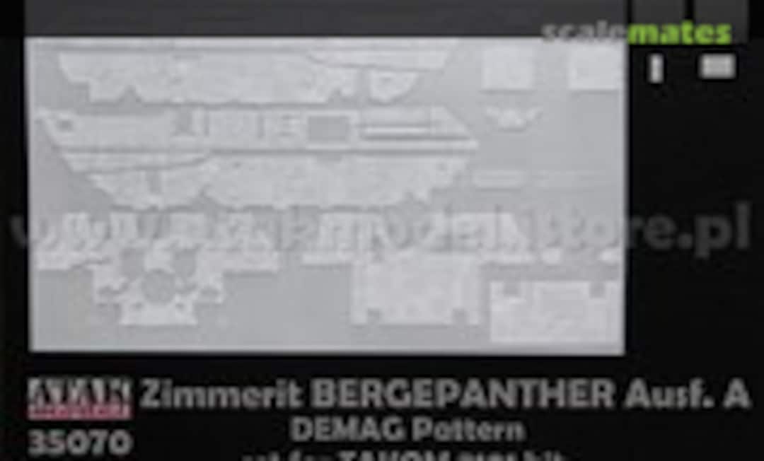 1:35 Zimmerit Bergepanther Ausf. A Demag Pattern (Atak Model 35070)
