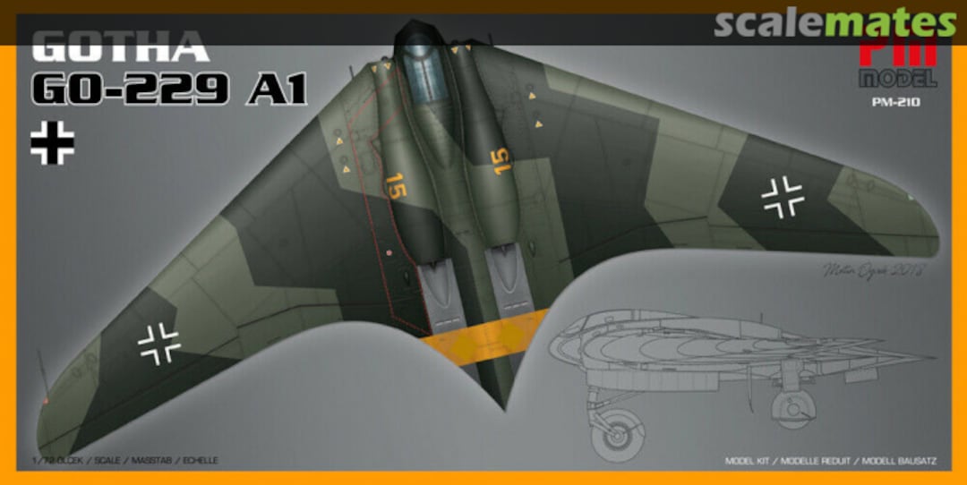 Boxart Gotha GO-229 A1 PM-210 PM Model