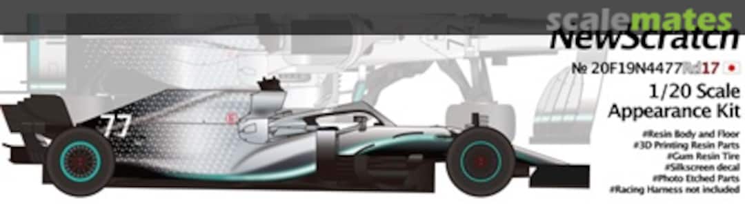 Boxart Mercedes F1 W10 EQ Power+ 20F19N4477Rd17 NewScratch
