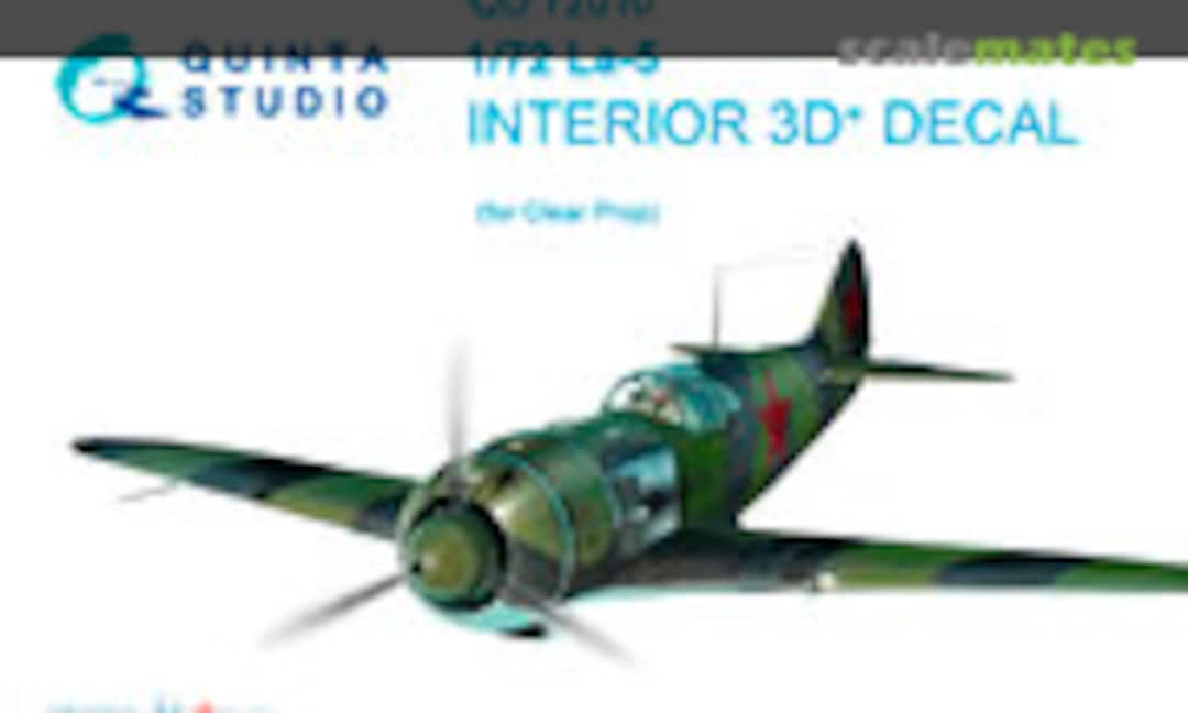 1:72 La-5 Interior 3D Decal (Quinta Studio QD72010) QD72010