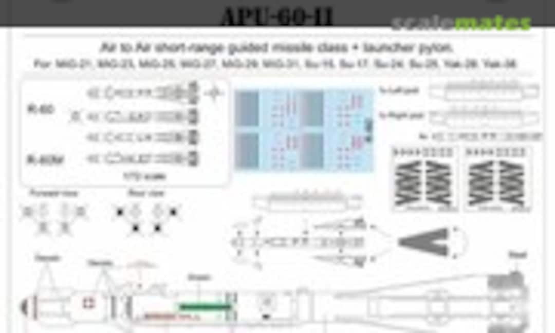 R-60 (AA-8 Aphid) (R.V.Aircraft 72013)