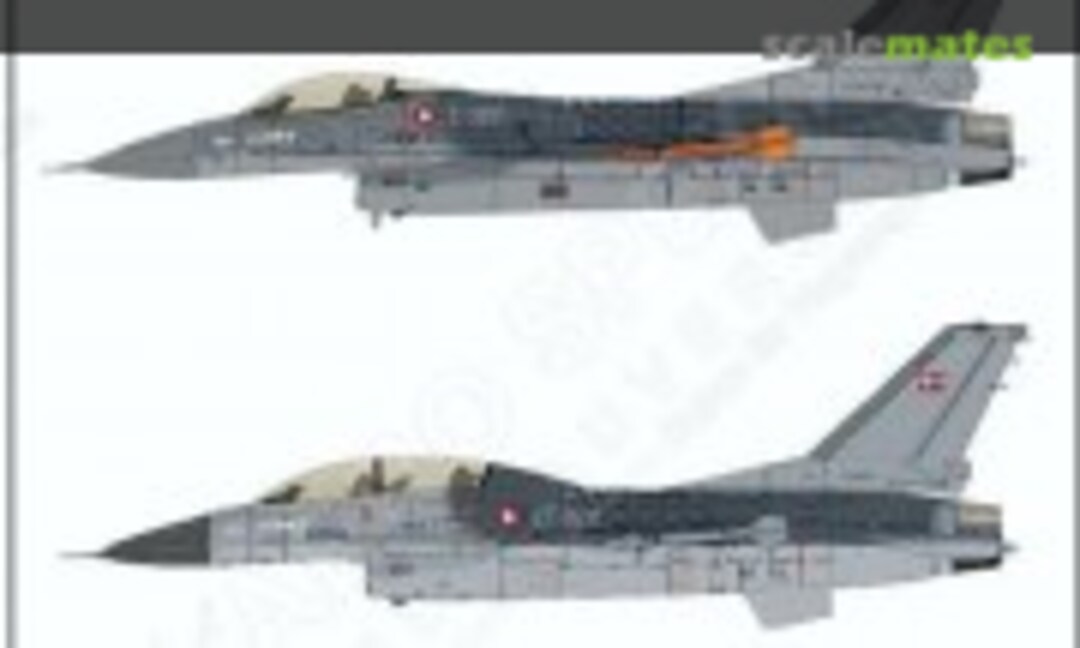 1:32 Royal Danish Air Force General Dynamics F-16's Delivery scheme (Lima November Decals LN32-D06) LN32-D06