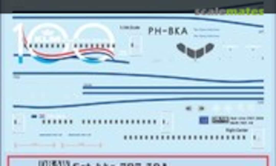 1:144 KLM 100 Years 787-10 Dreamliner (Draw Decal 44-787-30A) 44-787-30A
