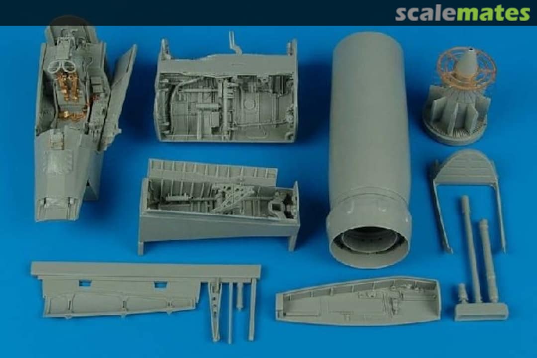 Boxart F-8E/H Crusader detail set 2110 Aires Boxart F-8E/H Crusader detail set 2110 Aires