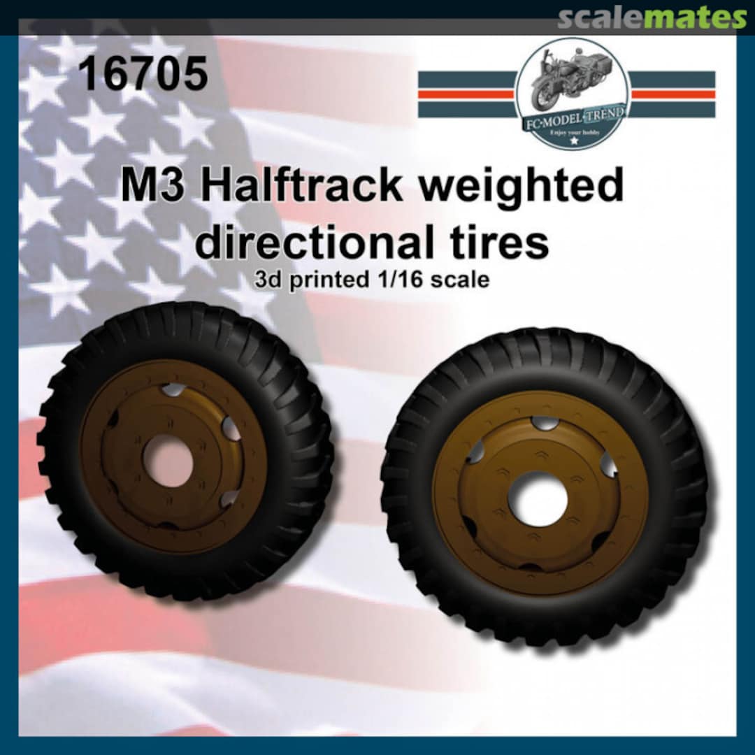 Boxart US M3 Halftrack - Directional Weightes Tires (3D-Printed) 16705 FC Model Trend Boxart US M3 Halftrack - Directional Weightes Tires (3D-Printed) 16705 FC Model Trend