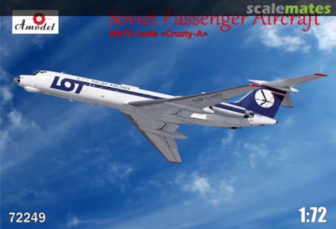 Boxart Tu-134 Crusty-A 72249 Amodel Boxart Tu-134 Crusty-A 72249 Amodel