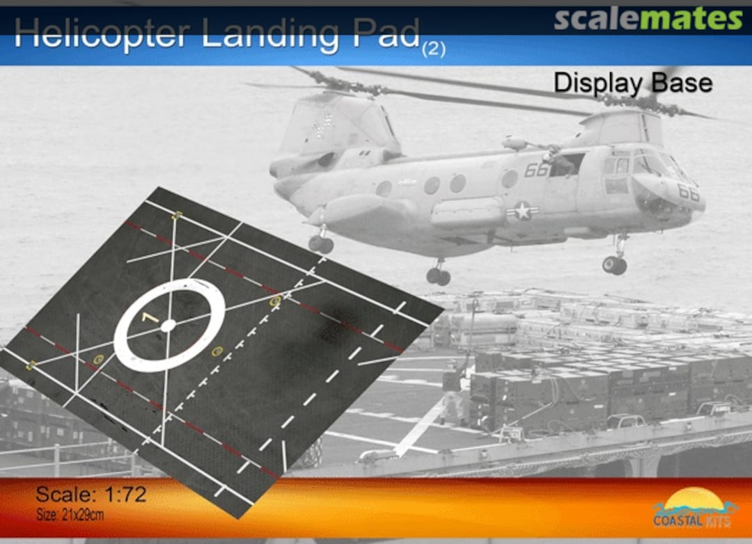 Boxart Helicopter Landing Pad 2 CKS170-72 Coastal Kits Boxart Helicopter Landing Pad 2 CKS170-72 Coastal Kits