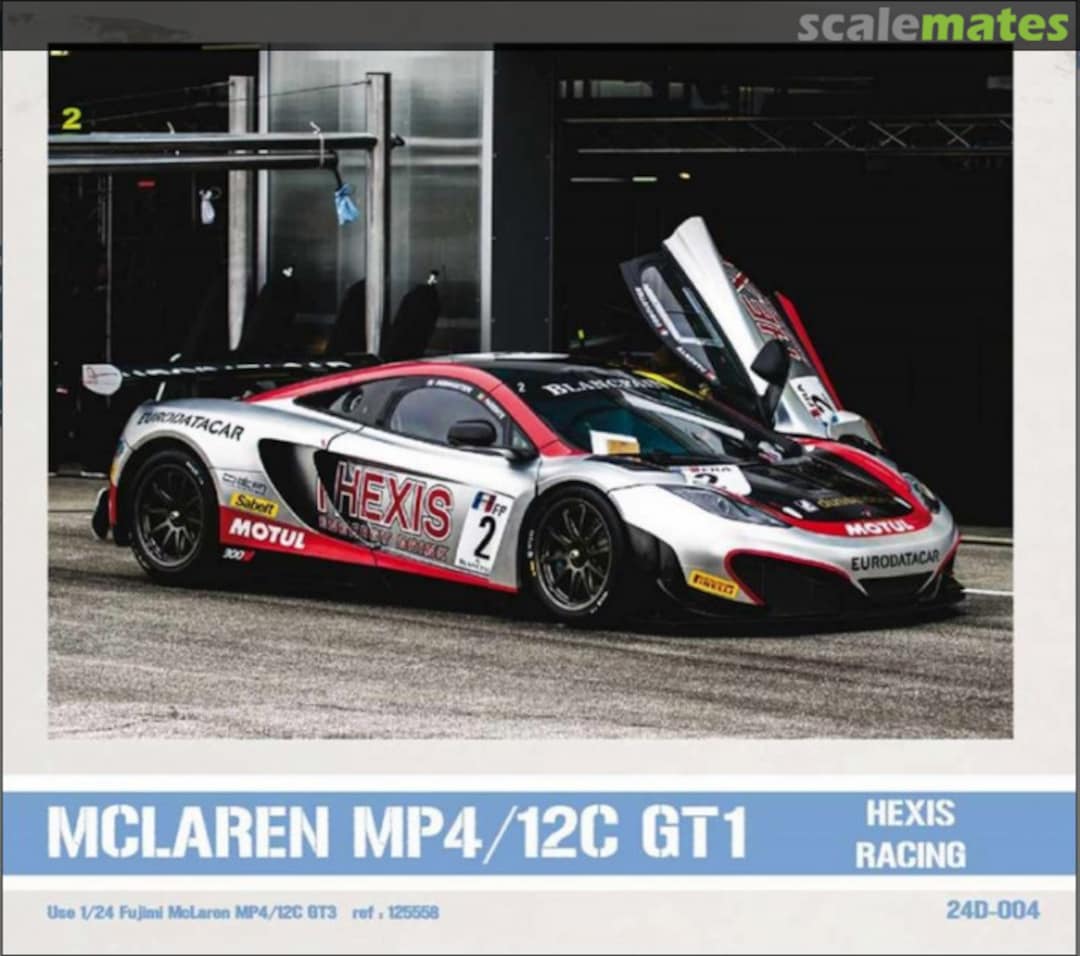 Boxart Decals for McLaren MP4/12C GT1 Hexis Racing 24D-004 Pit Wall Boxart Decals for McLaren MP4/12C GT1 Hexis Racing 24D-004 Pit Wall